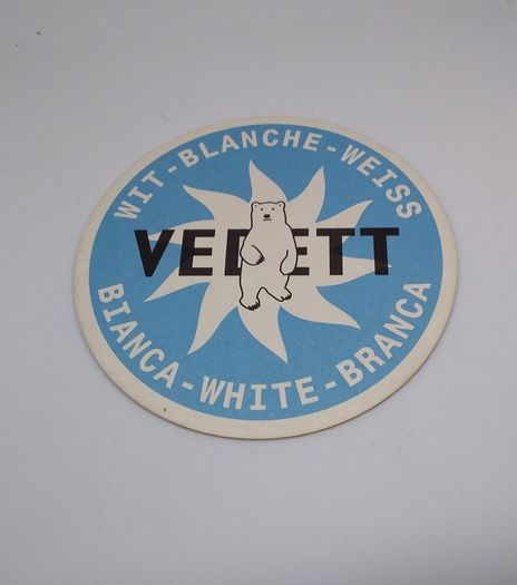 Vedett White Beer : Beer Mat/Coaster