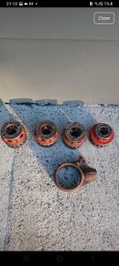 rigid pipe die and tool head