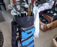 GOLF BAG, and Large selection of Golf Clubs and Woods, in very good condition