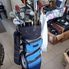 GOLF BAG, and Large selection of Golf Clubs and Woods, in very good condition
