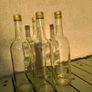75cl Bottles. Clear glass. Contained apple Juice Image 2