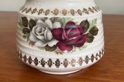 Mid Century Sadler Sugar - Misc bowl with Rose Pattern, gilt edge and gold pattern