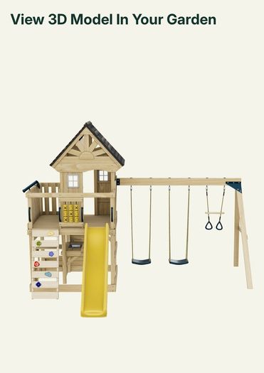 wooden swing set
