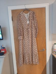 Primark Cream Dress.  S.14.  B.N.W.T