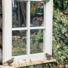 Garden mirror window