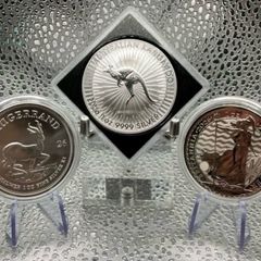 3x 1oz Mix of Silver Bullion 2026 Coins.
