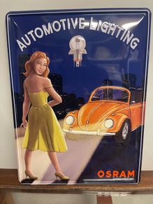 Osram sign. Metal.