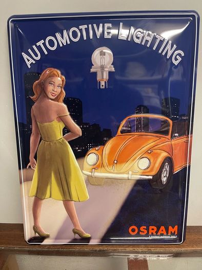 Osram sign. Metal.