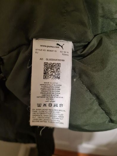 Puma Down warm Puffer Jacket