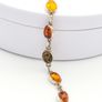 Sterling Silver & Multicolour Natural Baltic Amber Bracelet Image 6