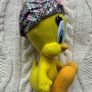 Vintage Tweety Bird Genie Plush Toy Looney Tunes Stuffed Animal 1999 NO Rug and Gilet Used Please look at the pictures Image 6