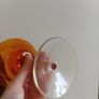Vintage Italian Empoli Amber Glass Lidded Candy Dish / Apothecary Jar, dating to the 1960s or 1970s Image 5