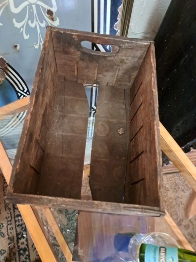 Vintage Babycham wooden Box