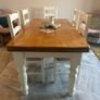 farmhouse style table & 6 dining chairs Image 7