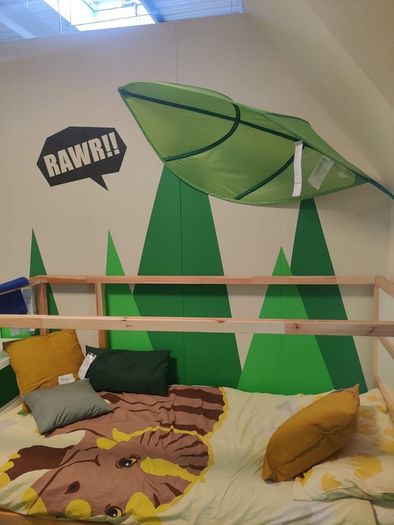 lkea Kid Bed Canopy Green