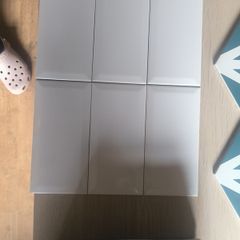 tiles and shower door.