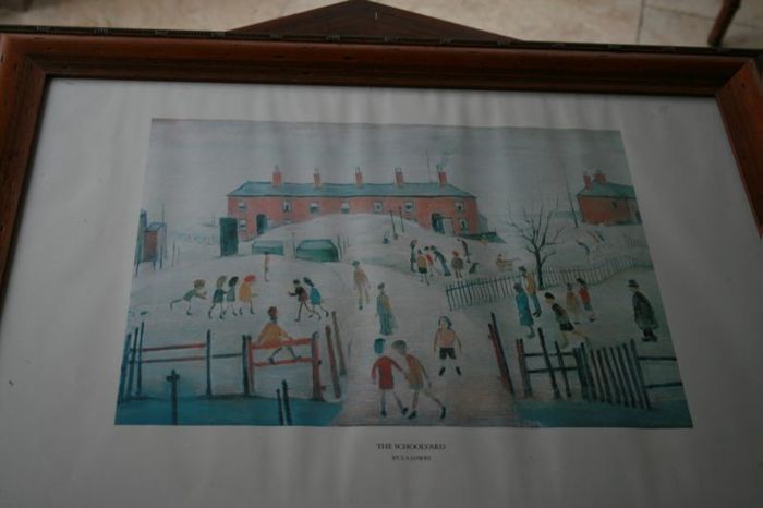 "The Schoolyard" By L.S.Lowry