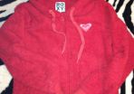 Red roxy zip up