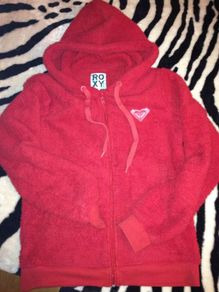 Red roxy zip up