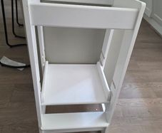Toddler Tower 3-Level Adjustable Wooden Toddler Step Stool