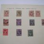 The collection of old stamps from Indian States on pages (1889-1929) Image 2