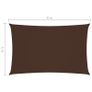 Sunshade Sail Oxford Fabric Rectangular 5x8 m Brown Image 5