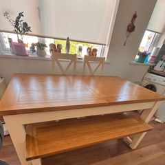 Dining  Table and bench
