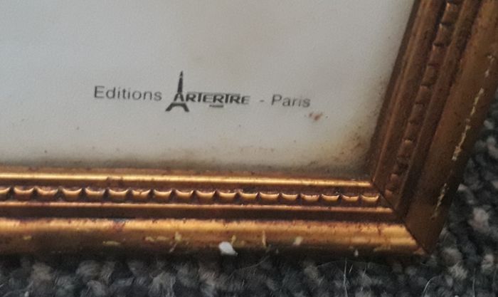 Vintage Eiffel Tower Print