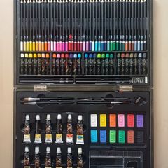 Art Paint Coloured Pencils Box Set