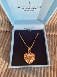 Brand New Newbridge Silverware Heart Pendant Necklace (In Box)