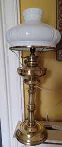 Antique Victorian Oil Lamp