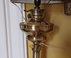 Antique Victorian Oil Lamp