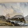 Original Irish Landscape Watercolour - "Slemish Mountain & Braid River Co. Antrim" by E. McMullin Image 2