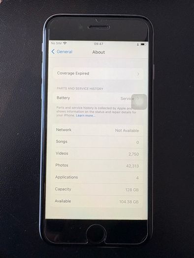 iPhone 6s 128GB Silver - SIM Unlocked - Fully Functional