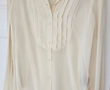 100% silk blouse, size L