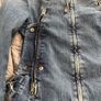 Vintage Y2K Sisley Biker Style Denim Jacket - Size S Image 4