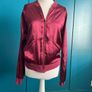 American Apparel burgundy bomber. Size S Image 2