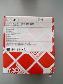 FEBI Bilstein 39493 Renault Front Ball Joint OEM 401609060R
