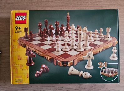 lego 40719 traditional chess/checkers/2in1 boardgame