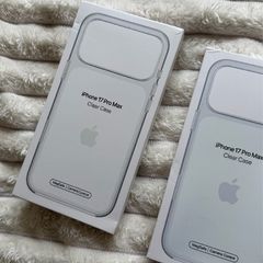 Apple Clear Case 17 pro max