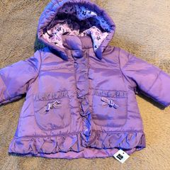 newborn, baby girl jacket
