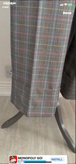Bnwt boutique brand wide leg trousers suit size 10