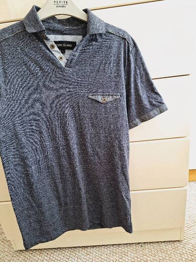 River Island Mens Tee Shirt - Small