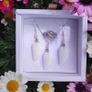 Handmade Feather Gemstone jewellery set Image 5