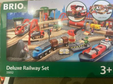 Brio Deluxe Train Railway Set with extra BRIO BT016 train