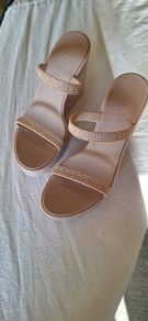 Guess Nude Wedge Rubber Sandles