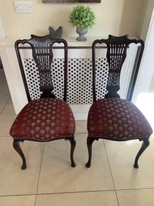 Pair Edwardian Chairs