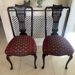 Pair Edwardian Chairs