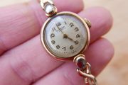 Vintage Gold Plaque 20 Microns ALPROSA Watch Swiss made (works and stops after some time, needs service)