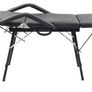 Adjustable Faux Leather Massage Table For Cosmetic with Salon Chair Black Image 6